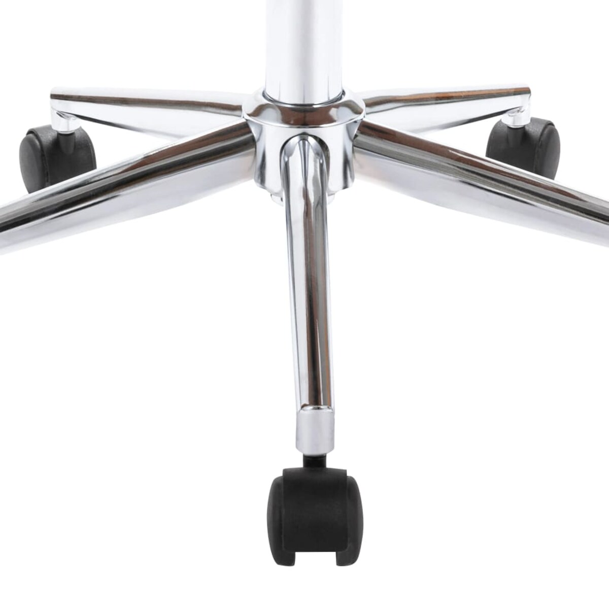 vidaXL Obrotowe krzesło biurowe, czarne, gięte drewno i sztuczna skóra