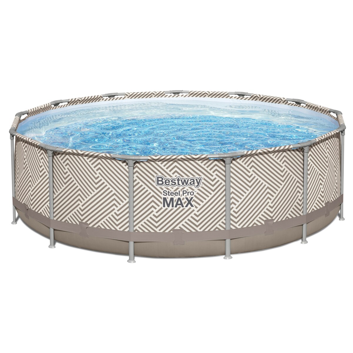 Basen stelażowy ogrodowy z daszkiem 396x107cm Bestway 12w1 zestaw