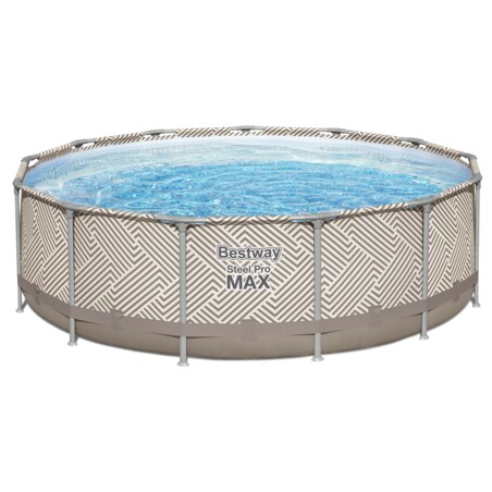 Basen stelażowy ogrodowy z daszkiem 396x107cm Bestway 12w1 zestaw