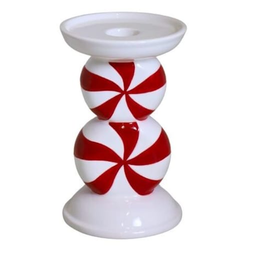 Świecznik ceramiczny 2 LIZAK 15,1x9,4 cm