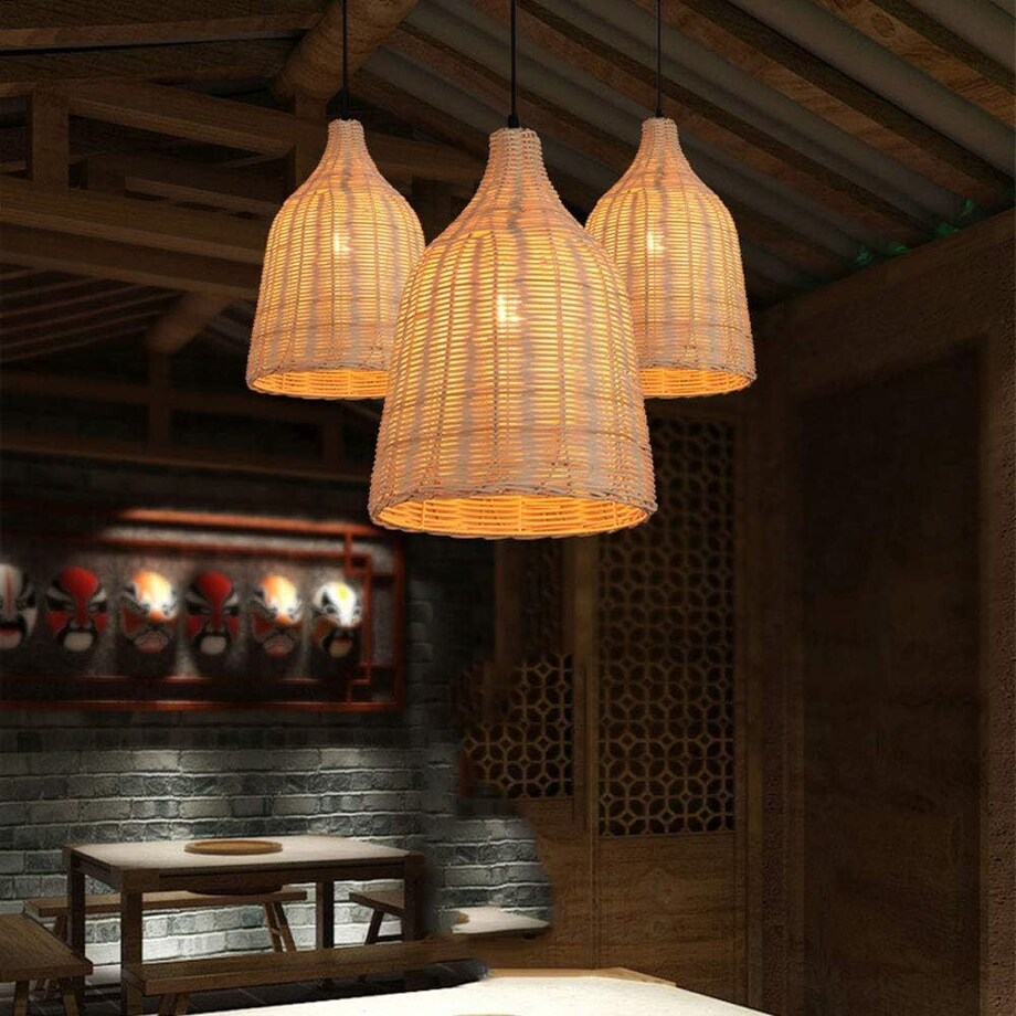 Lampa wisząca pleciona Boho Natural APP1546-1CP