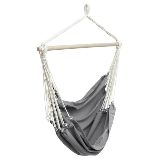 Krzesło brazylijskie Cuenca, bawełniane siedzisko, 135 x 120 x 150 cm