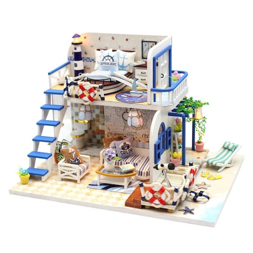 Miniaturowy domek - Lazurowy poranek