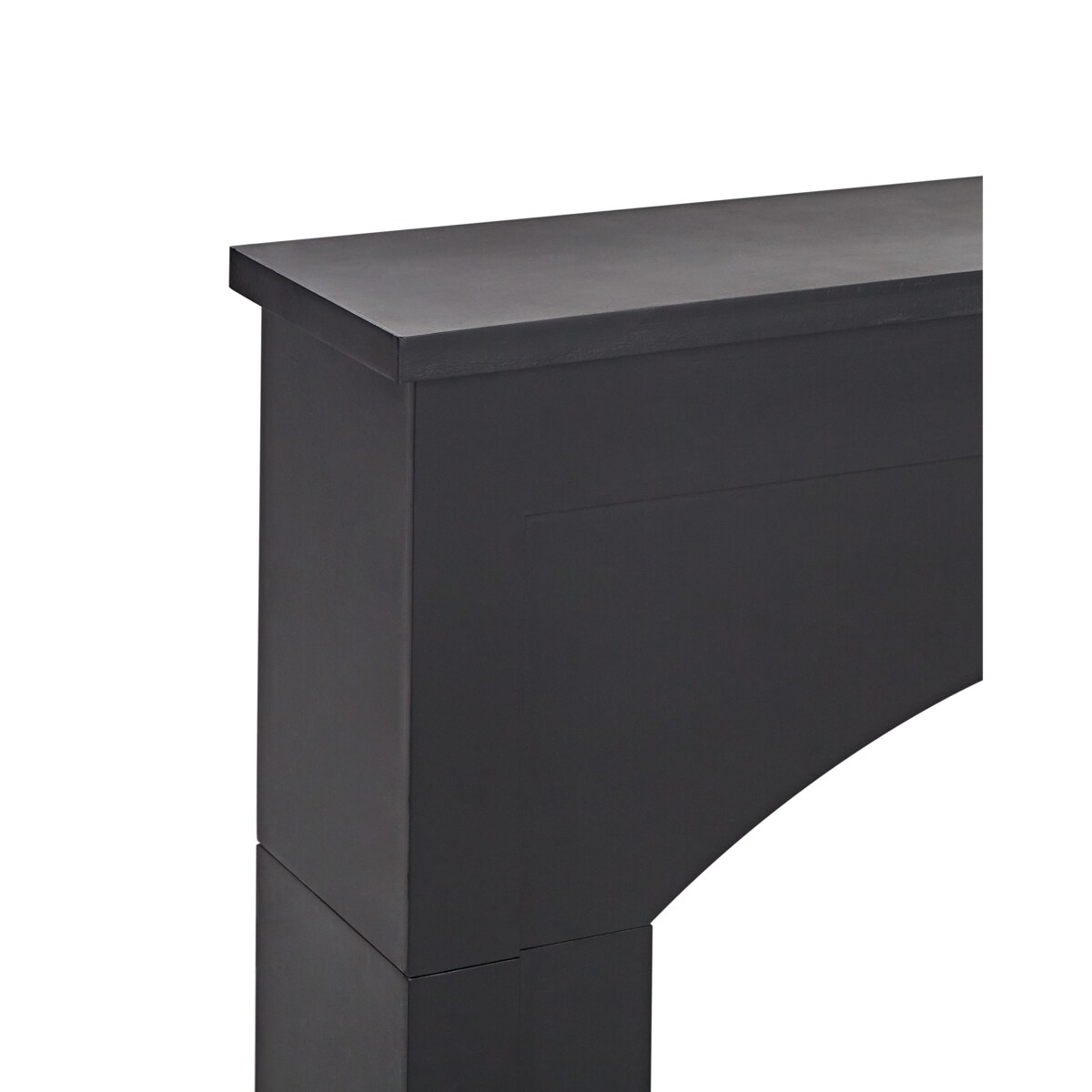 Portal kominkowy BUSSELTON Czarny