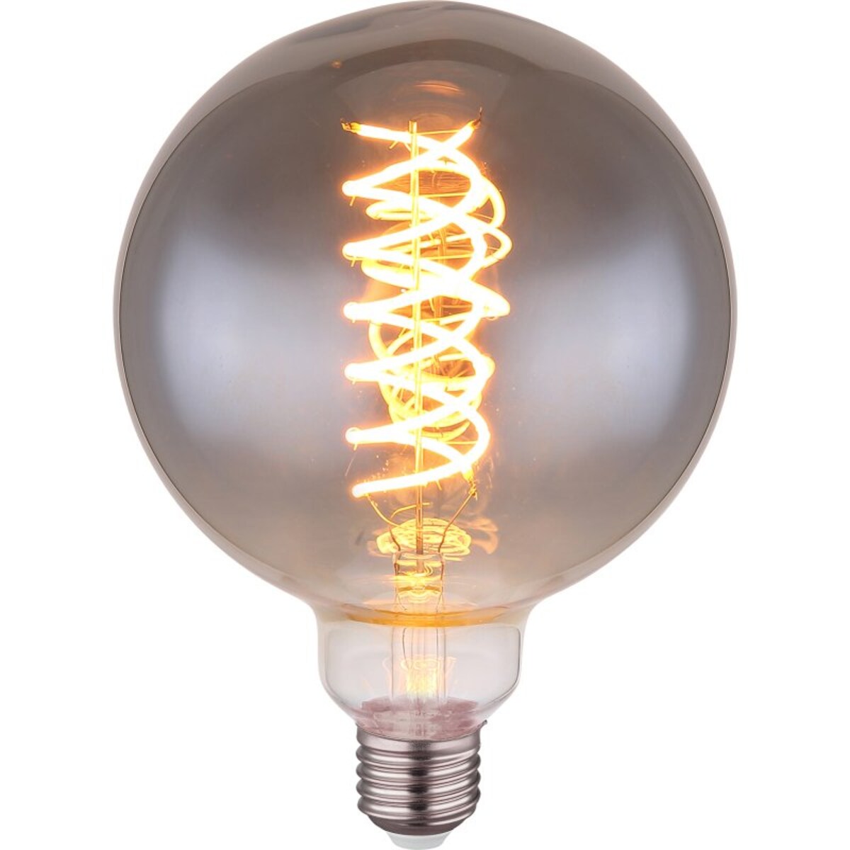 Żarówka LED E27 8,5W ściemnialna 2000K ciepła biel DUBAN Globo, przydymione szkło, dekoracyjna 280 lm, 230V
