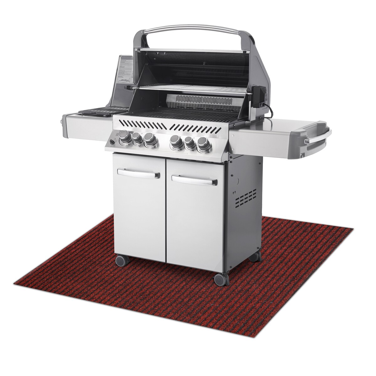 Mata pod grilla GIN 3086 ochronna na taras, 80x120 cm