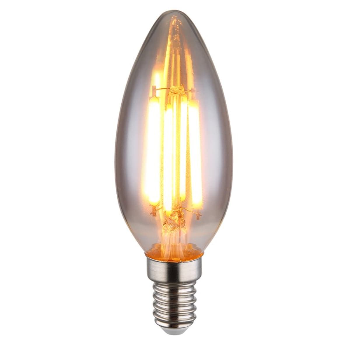Żarówka świecowa LED Globo E14 6W 1800K 380 lm przydymiona 10588S
