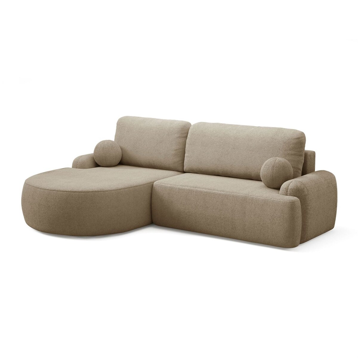 Zaokrąglony narożnik CLEO z funkcją spania, wersja lewa, Quelle 18