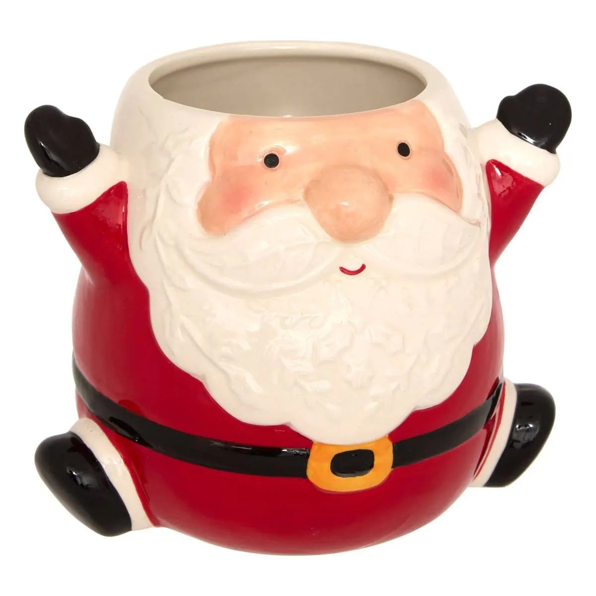 Pojemnik świąteczny na ciasteczka Santa Claus 23,5x18,5x15,5 cm