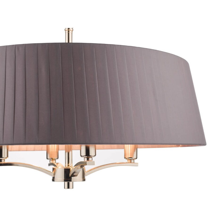 Metalowa lampa wisząca Cristin CRI0439 Dar Lightning nikiel szara