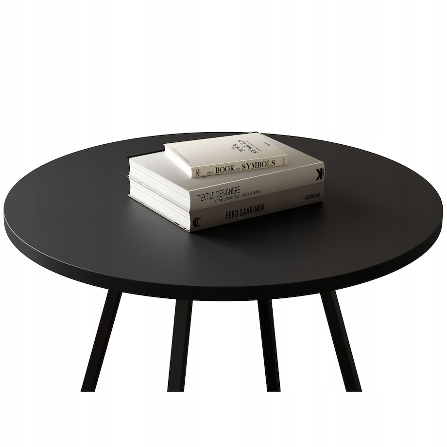 Stolik Kawowy Okrągły Do Salonu Pokoju Sypialni Industrialny 50cm VERSO