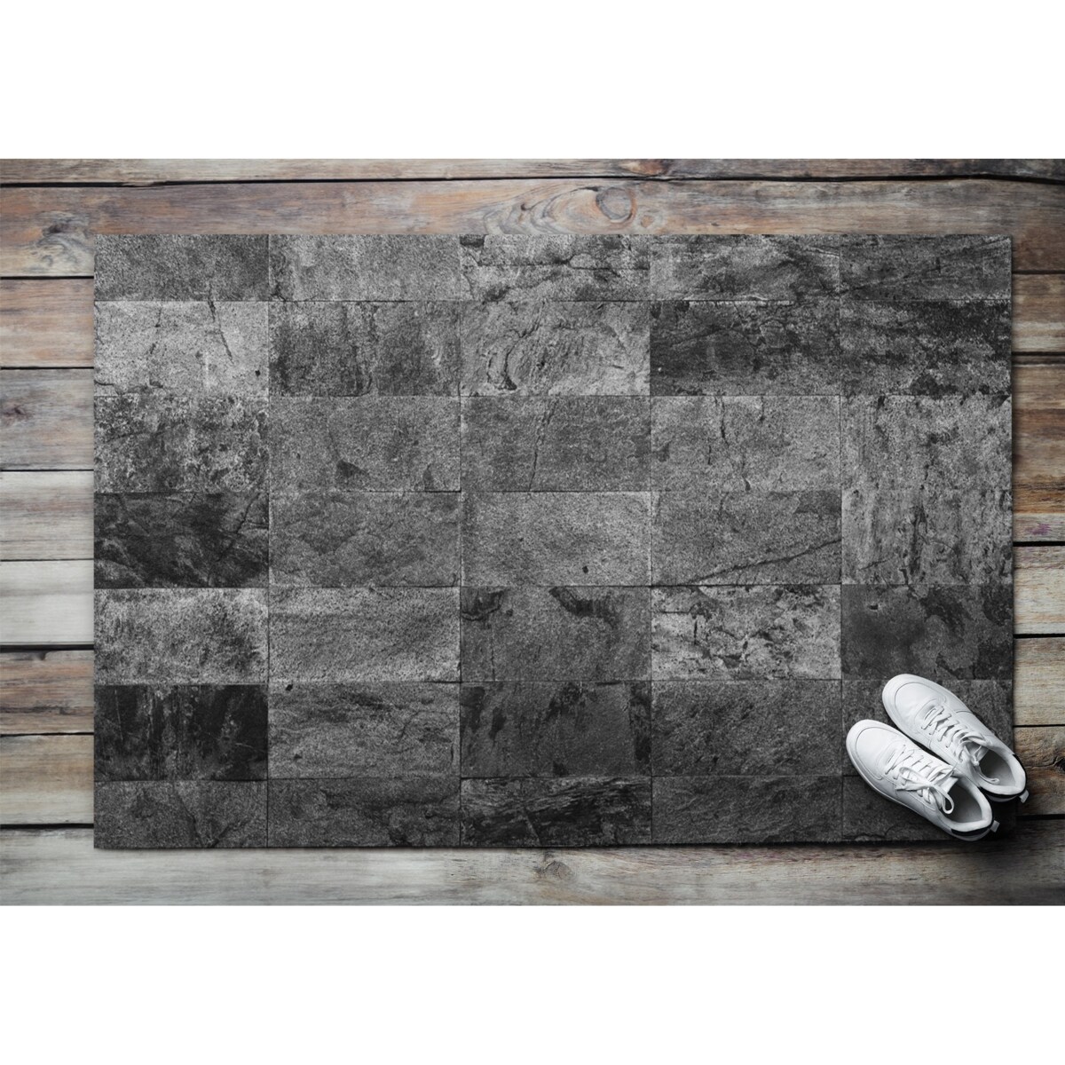 Wycieraczka zewnętrzna XXL Marmurowe płytki 150x100cm