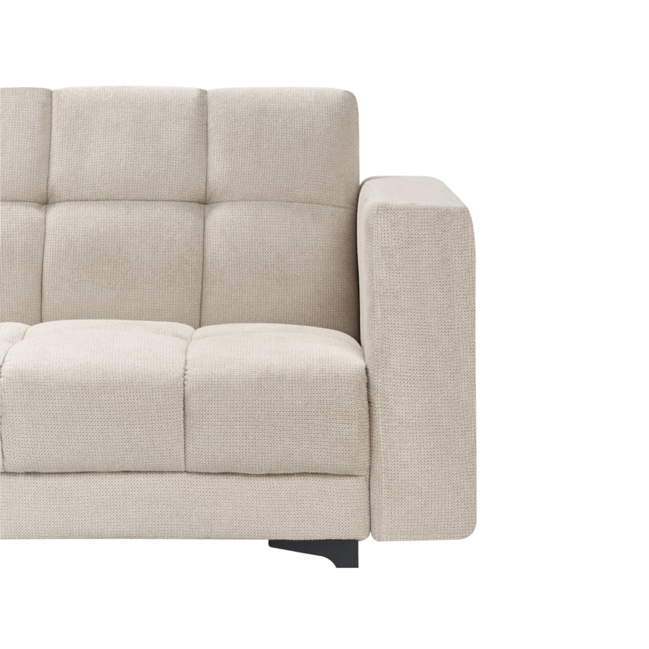 Sofa w kształcie U ALNES Beżowy Symetryczny