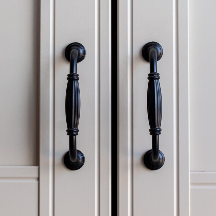 10x uchwyt meblowy czarny uchwyt do mebli szafek szuflad klasyczny