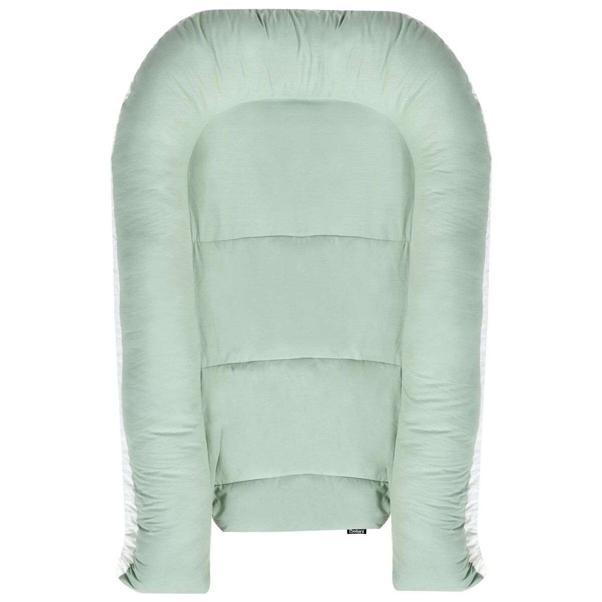 Kokon niemowlęcy 55 x 90 cm jasnozielony z białym EREB