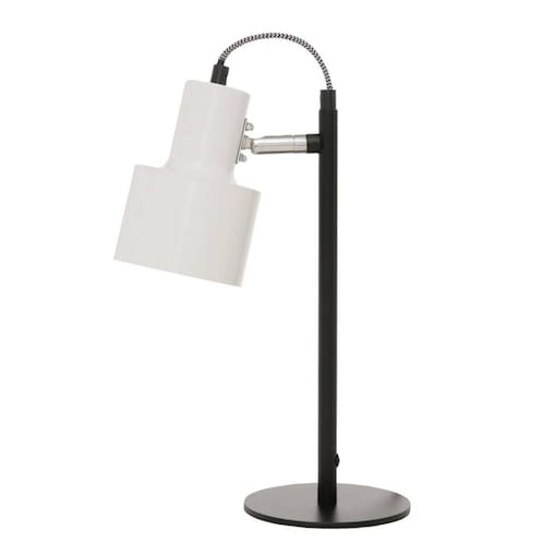 Metalowa lampa stołowa Riva, 36 cm, regulowany klosz