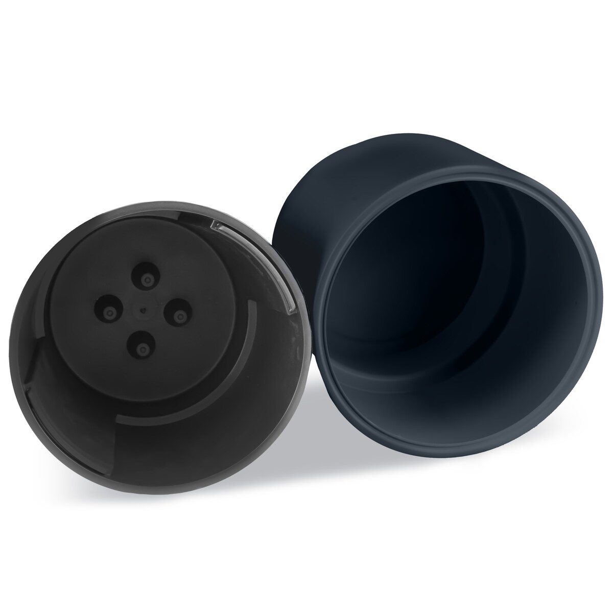 Doniczka Donica Ogrodowa 46,8 Cm Okrągła Na Taras Do Ogrodu Domu Antracytowa