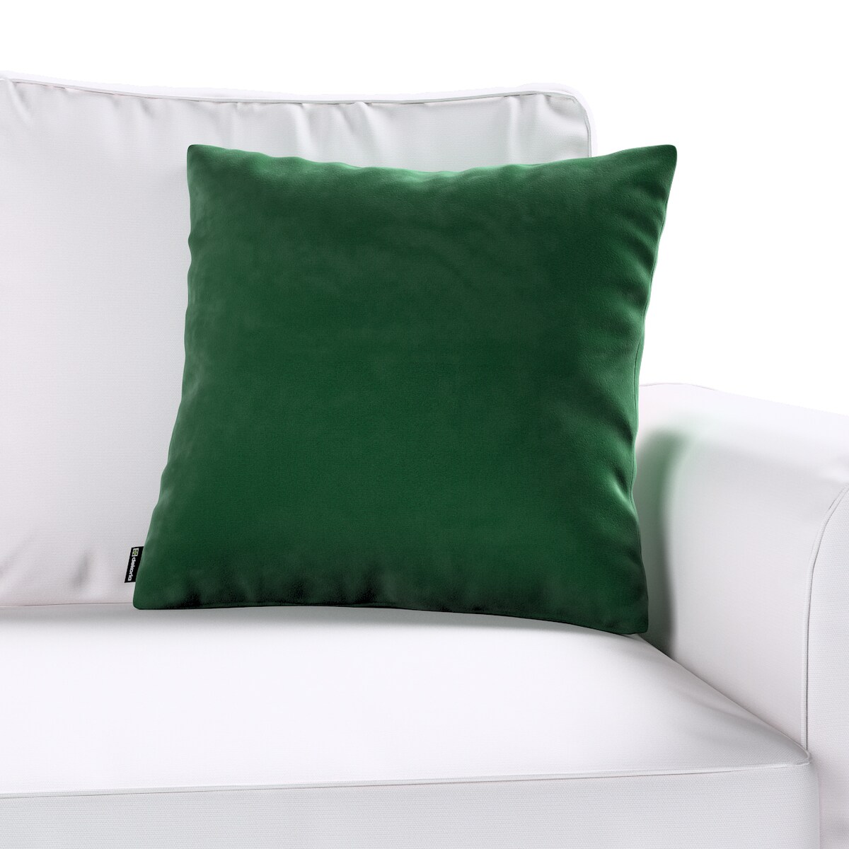 Poszewka Kinga na poduszkę 43x43 butelkowa zieleń