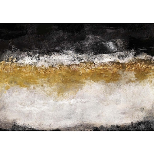 Obraz na płótnie Black&Gold Impression, 100 x 70 cm