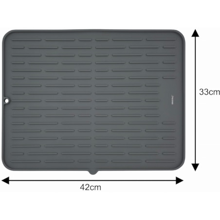 Mata do suszenia naczyń silikonowa 42x33cm szara KINGHOFF