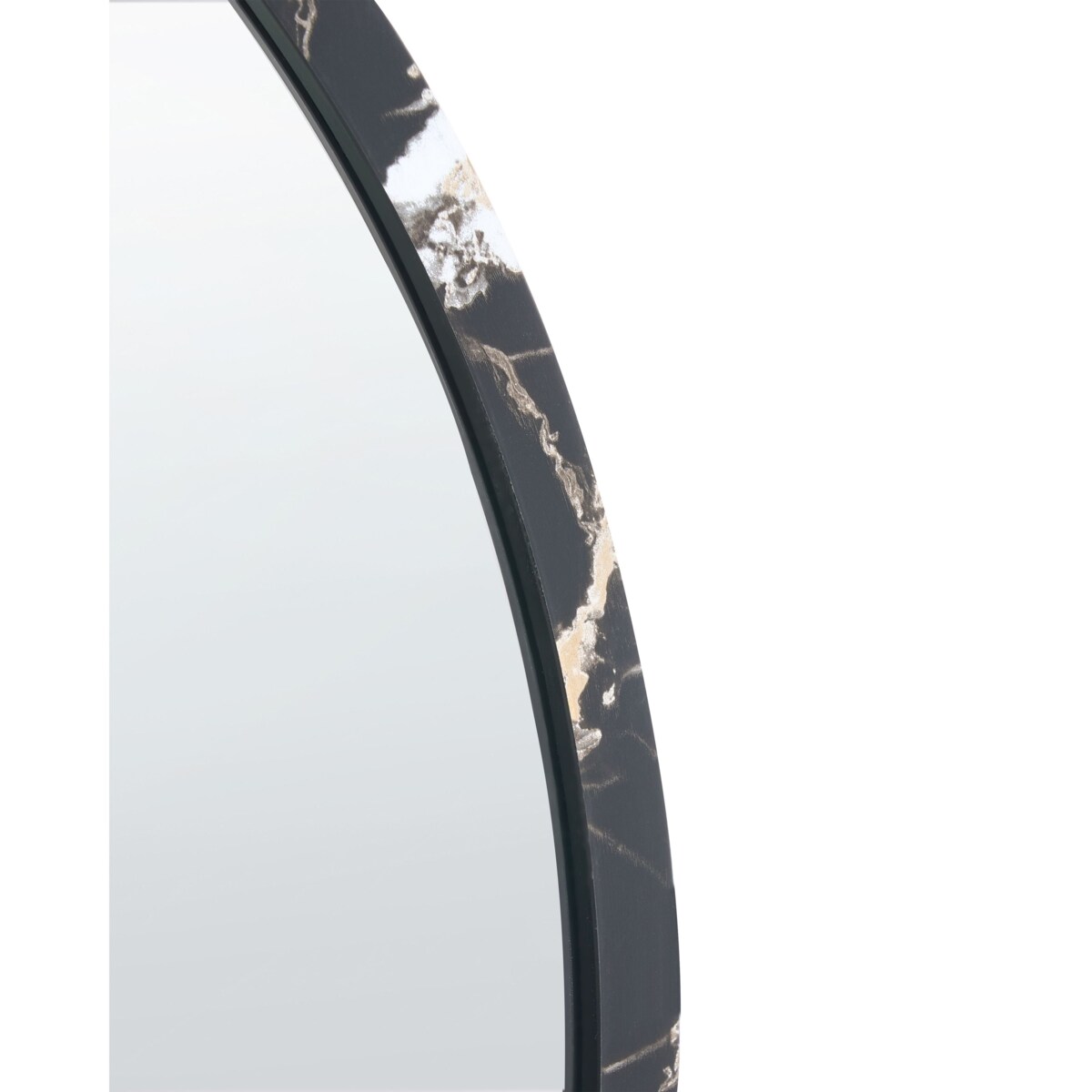 Lustro ścienne MARTEL 69 cm 69 cm Czarny