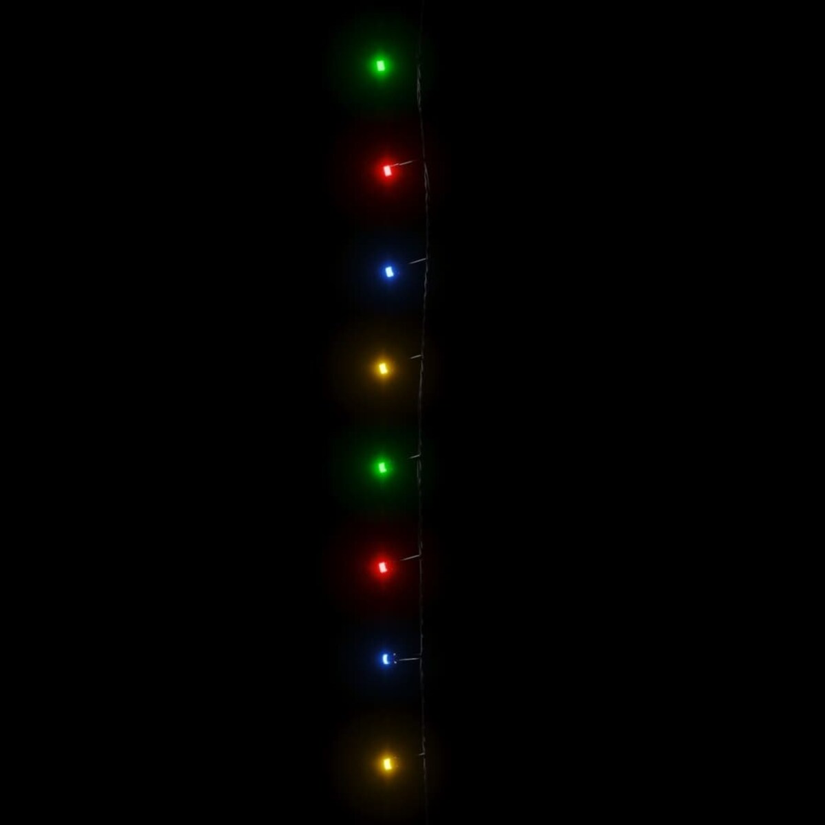 vidaXL Lampki LED, 150 diod, kolorowe, 15 m, PVC