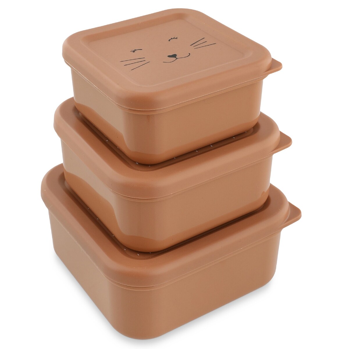 Zestaw pojemników na przekąski 3 szt. – Kot Trixie Baby
