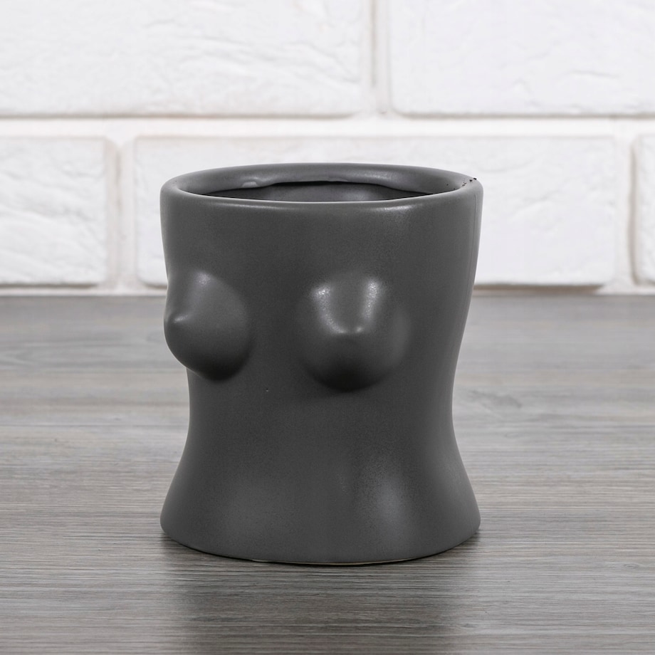 DONICA FEMMA ceramiczna szara śr. 9cm