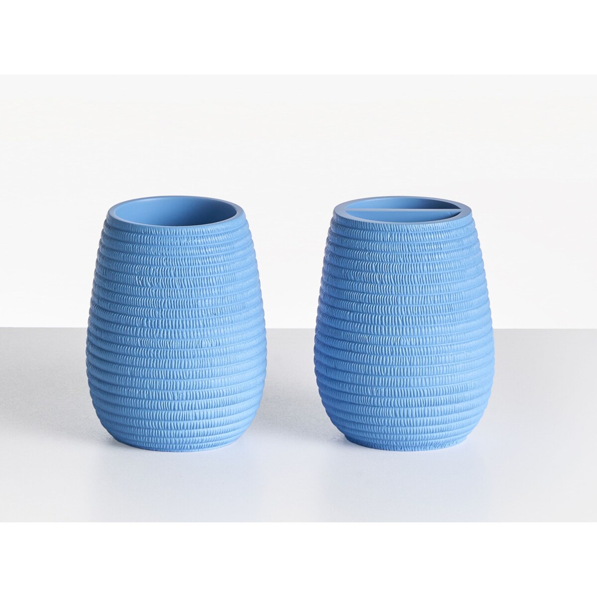 Zestaw akcesoriów łazienkowych 5 elementów QUILCA Niebieski