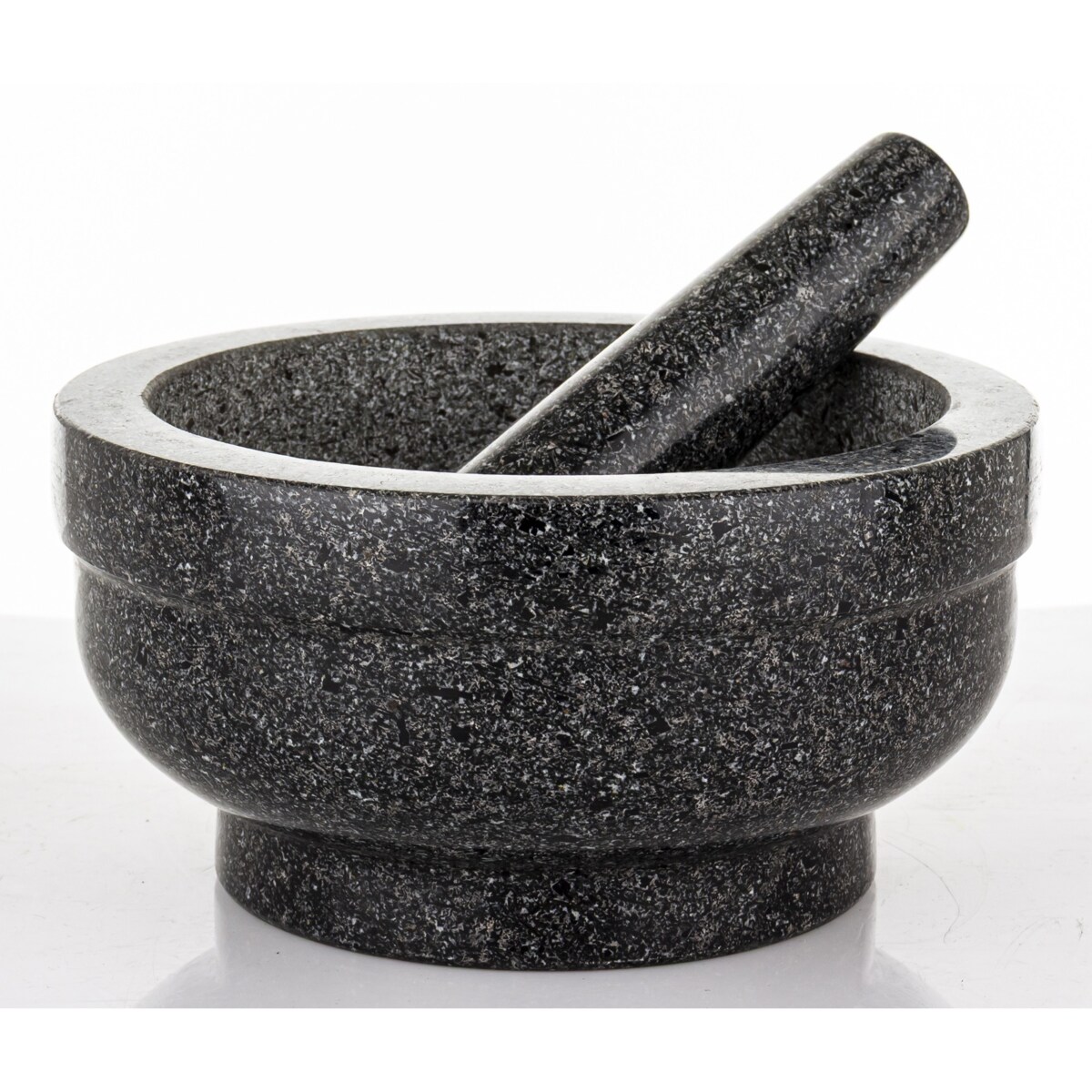 Moździerz kuchenny marmurowy ULUK grafitowy 10,5x21X21 cm