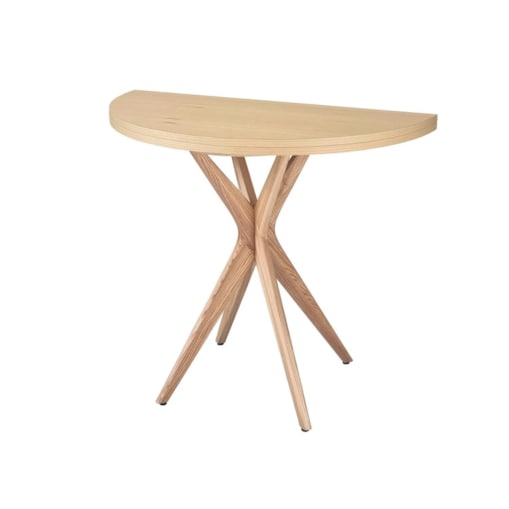 Stół półokrągły CUTTI 90x90 rozkładany jesion