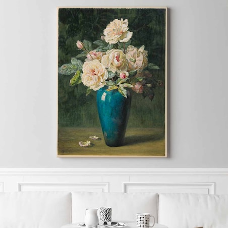 obraz na płótnie martwa natura Róże 50cm x 70cm