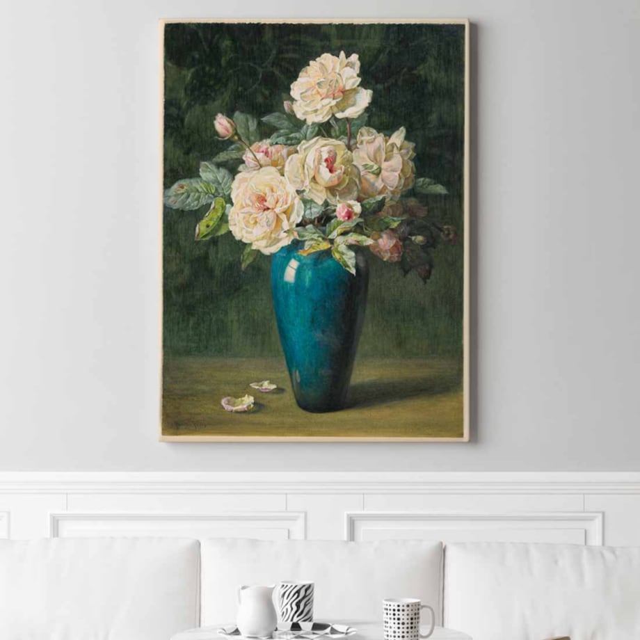 obraz na płótnie martwa natura Róże 50cm x 70cm