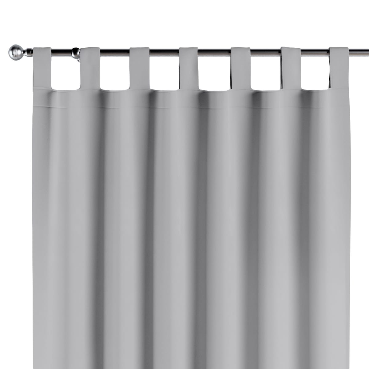 Zasłona na szelkach 1 szt. 130x245 srebrny