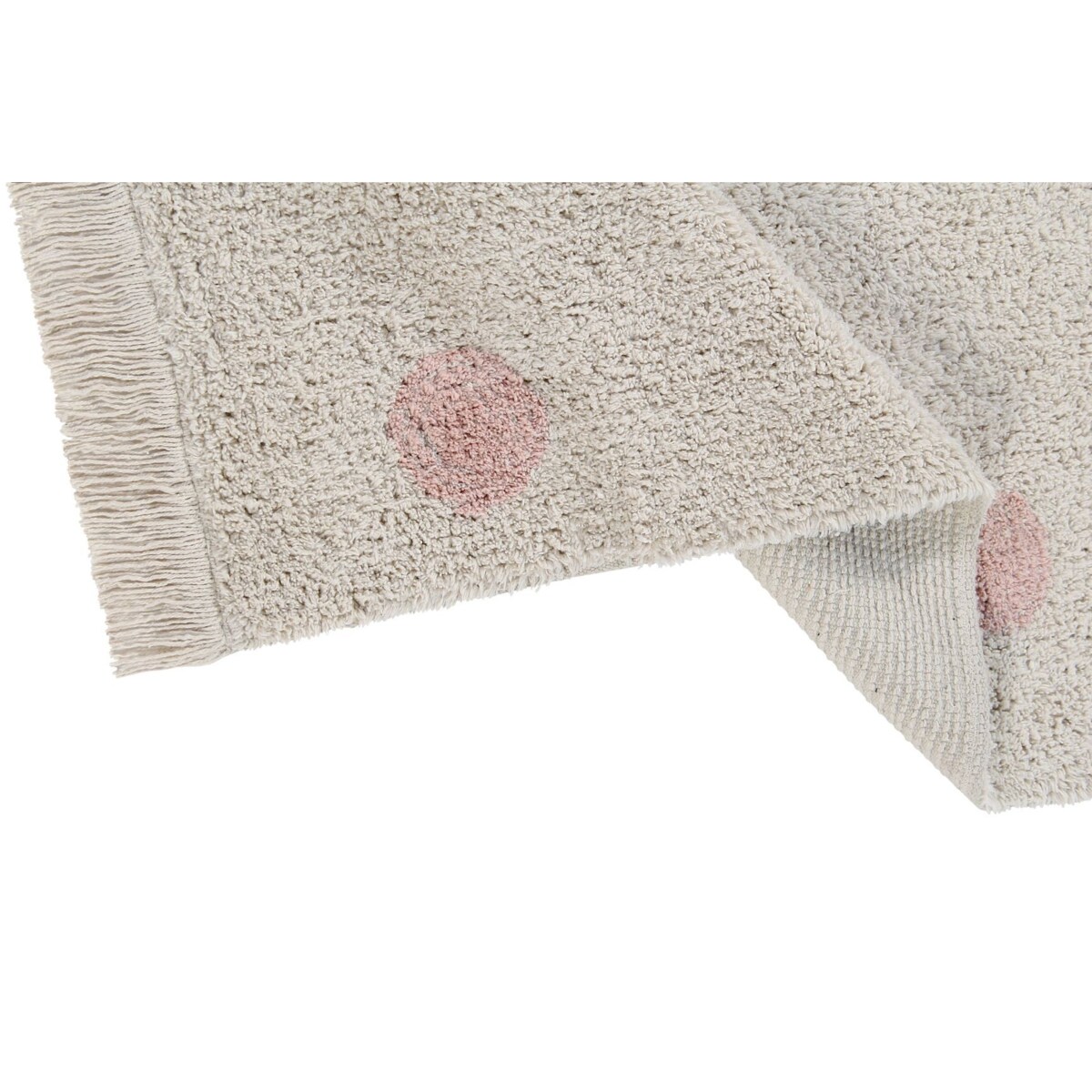 Dywan Bawełniany Hippy Dots Natural Vintage Nude 120x160 cm Lorena Canals