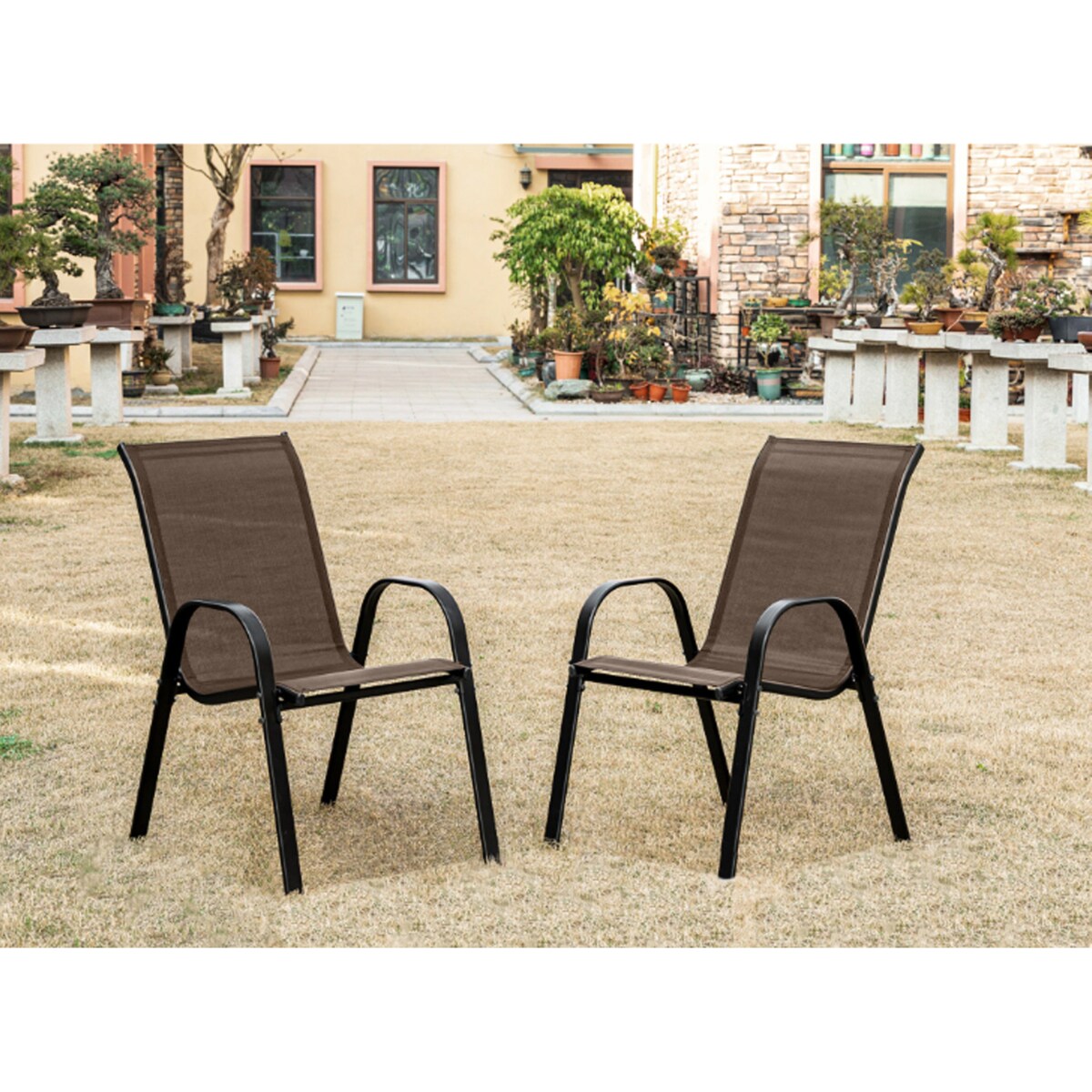 Stół Kwadrat Island 70Cm + 4X Krzesło Sofia Brąz