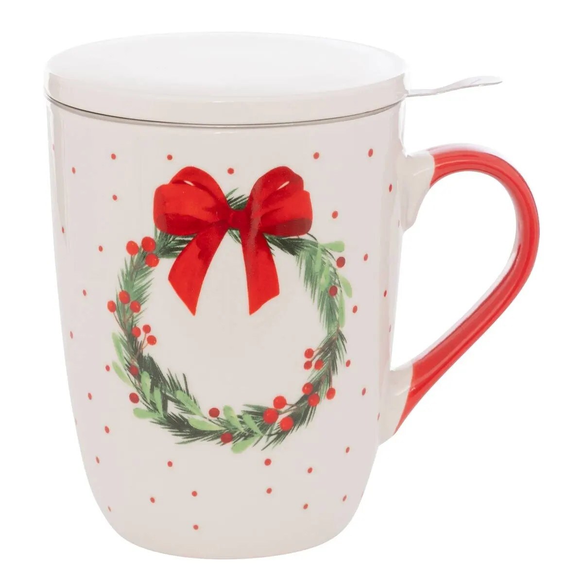 Kubek świąteczny z zaparzaczem Garland 550 ml