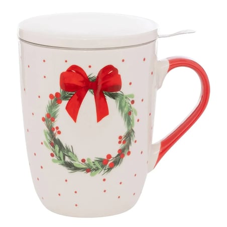 Kubek świąteczny z zaparzaczem Garland 550 ml