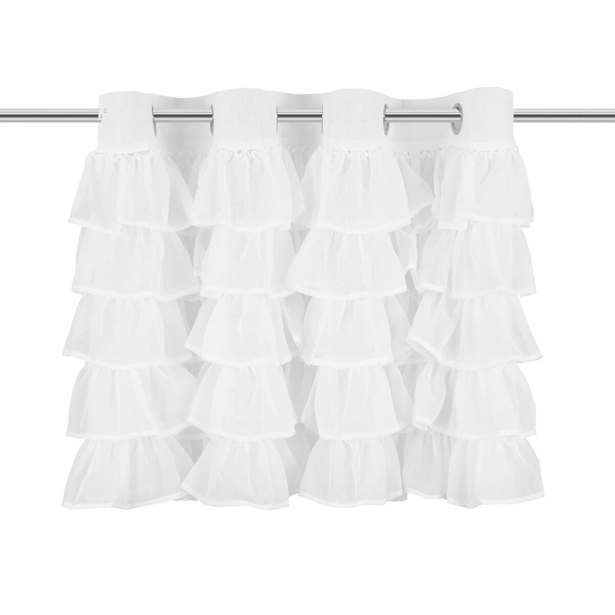 firana roletka z falbanami 160x70 cm