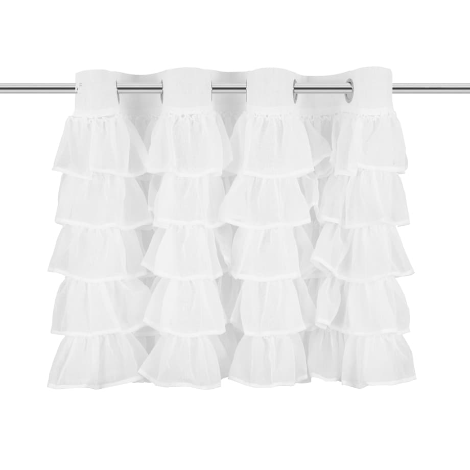 firana roletka z falbanami 160x70 cm