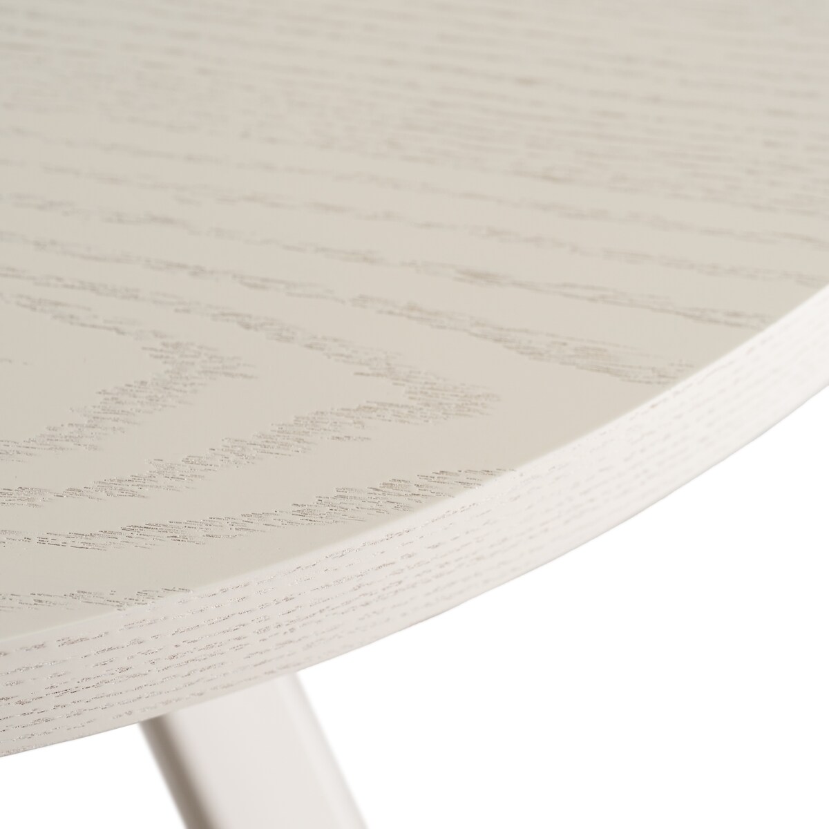 Stolik Kawowy Okrągły Mały Kaszmir Beż Skandynawski Nowoczesny Ława LINCOLN