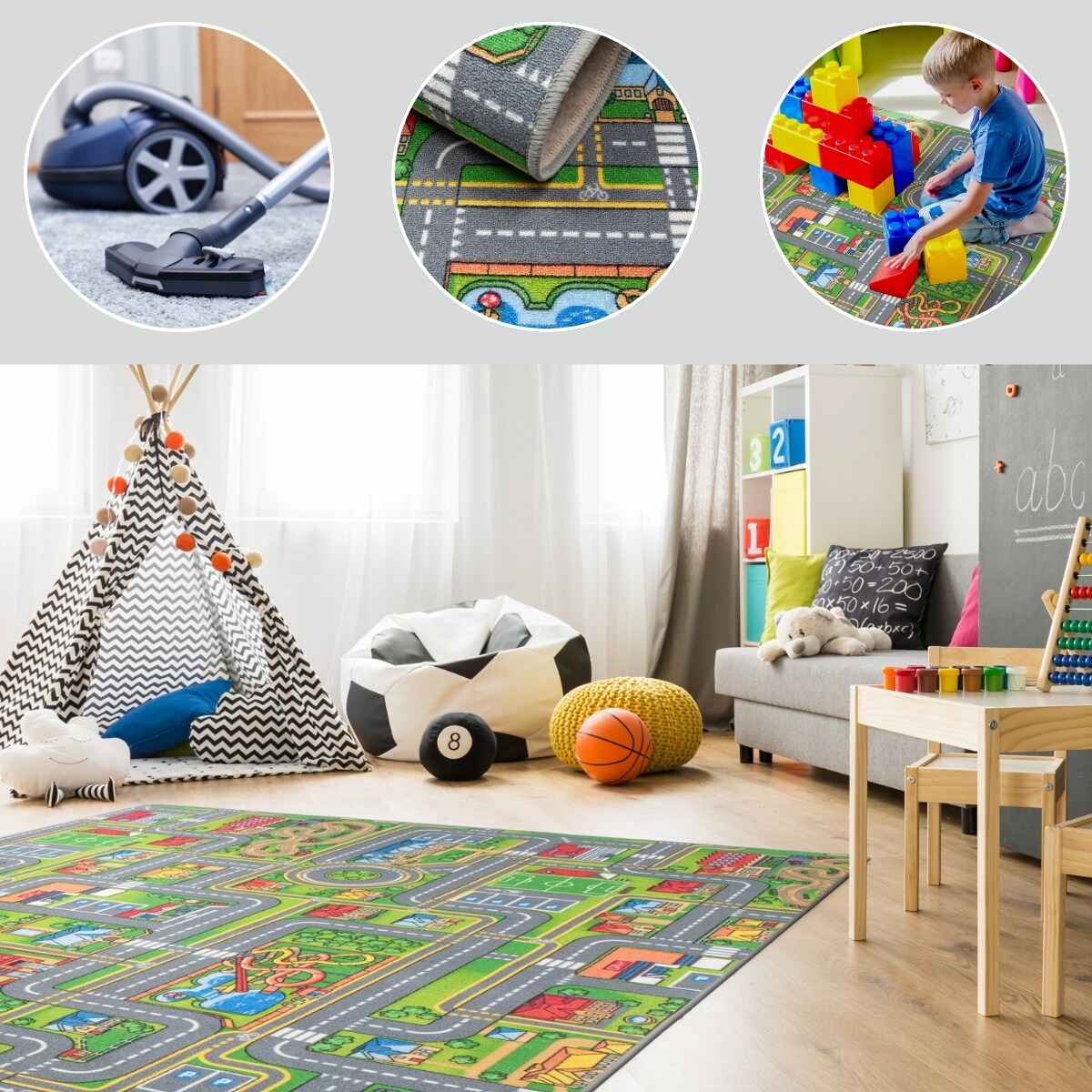 Dywan dziecięcy Ulice 150x200 cm