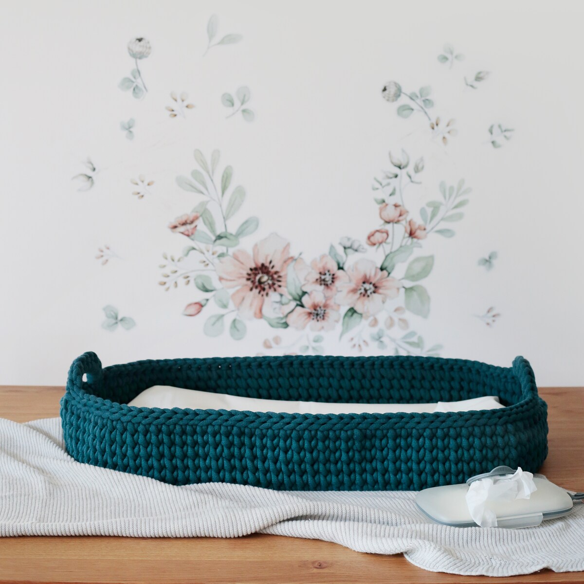 Kosz do przewijania Happy Moses – Butelkowy