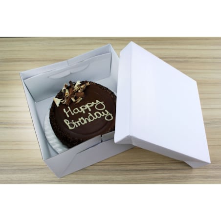 PME Pudełko na ciasto 203 x 203 x 152 mm biały