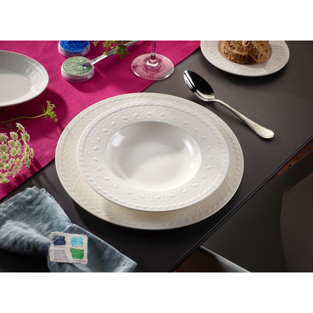 Łyżka obiadowa Kreuzband-Septfontaines, 20.3 cm, Villeroy & Boch