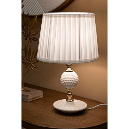 Lampka nocna z ozdobną bazą NAPOLI, 40 cm