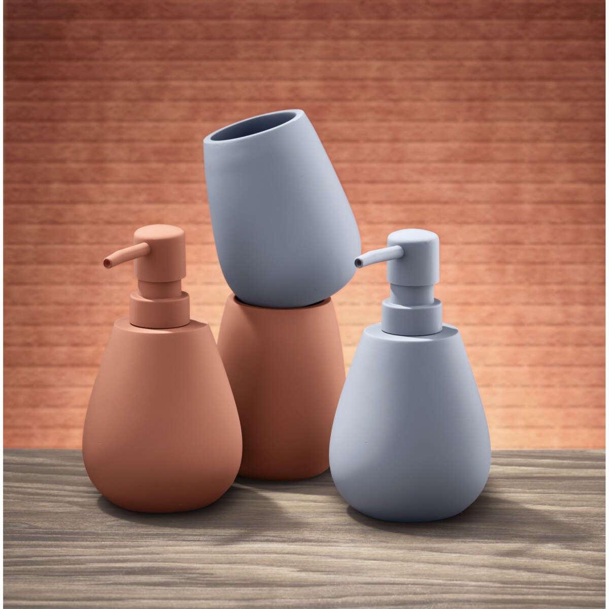 Kleine Wolke Drip Dozownik do mydła niebieski