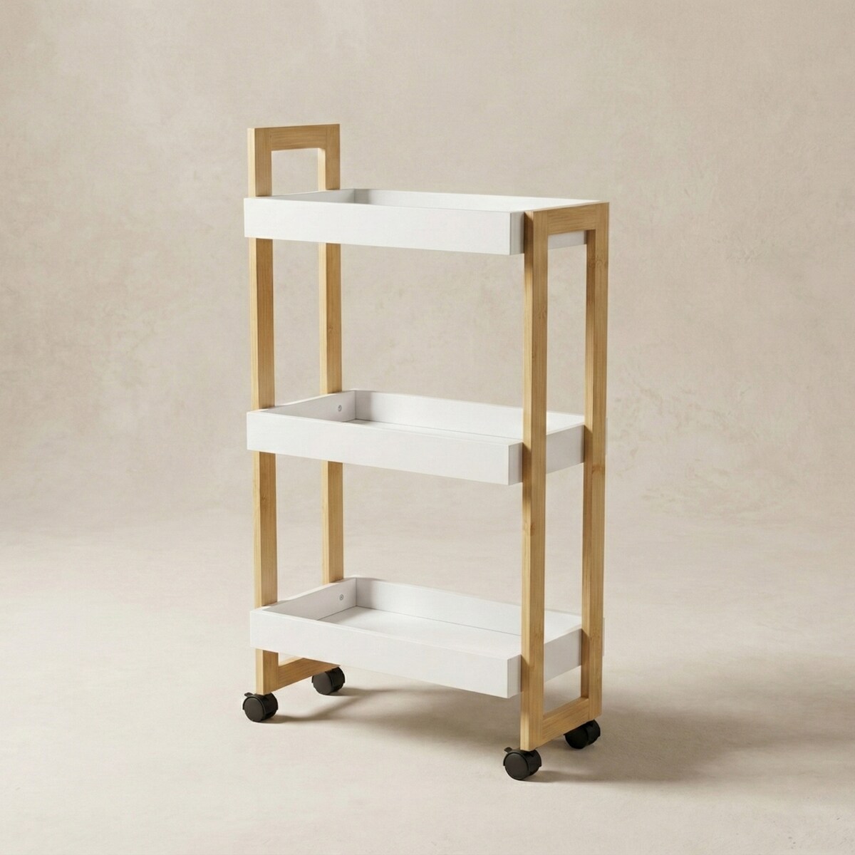 Wąski regał na kółkach ASEM, 80 cm