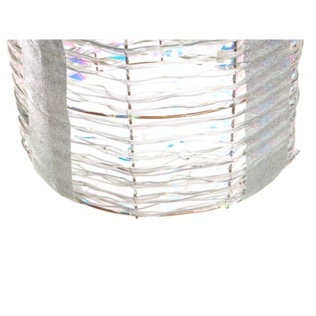 Zestaw 3 dekoracji LED Prezenty świąteczne białe JULSO