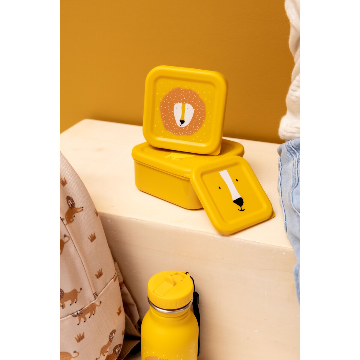 Zestaw pojemników na przekąski 3 szt. – Lew Trixie Baby